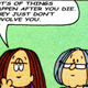 Illustration for article titled iCathy CK/i puts Louis C.K. quotes into iCathy/i comics